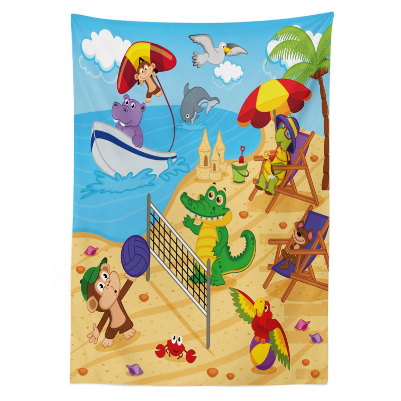 Animal Tablecloth, 70" x 52"