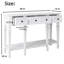 Console 48 pouces avec 4 tiroirs