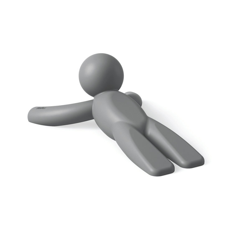 Charcoal Buddy Figurine Door Stop Set of 2