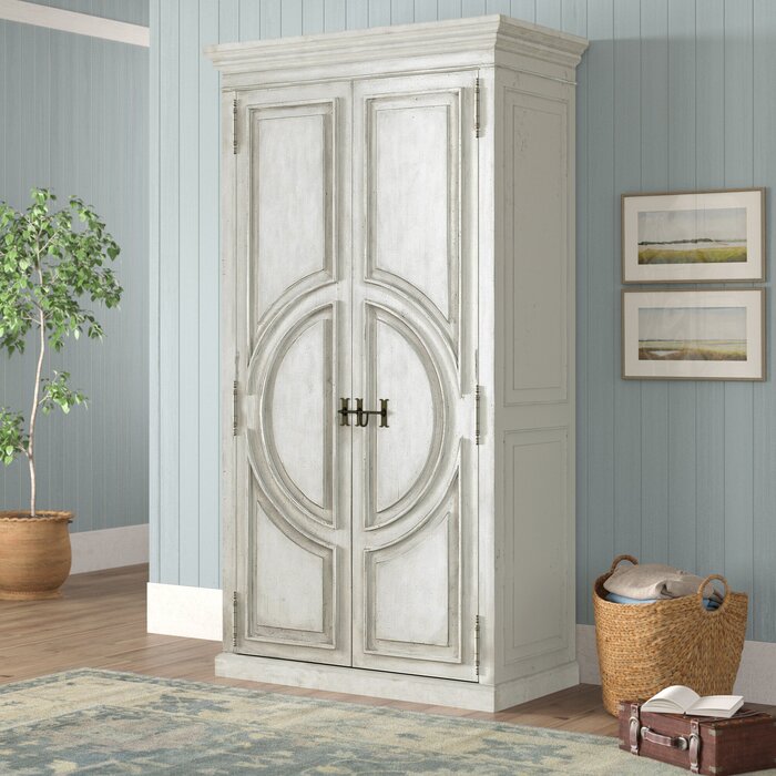 Birch Lane™ Levingston Solid Wood Armoire & Reviews | Wayfair