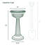 Urne en plastique Grecian-1979747416