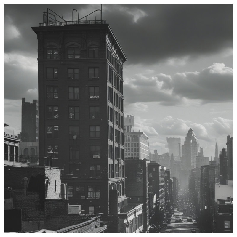 Couvertures paysage noir et blanc, 60 po L x 80 po H