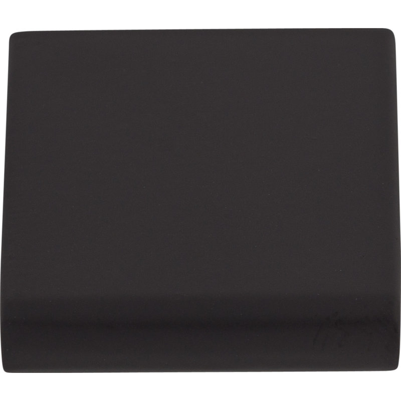 Europa Finger pull, Flat Black, 5/8" Center to Center