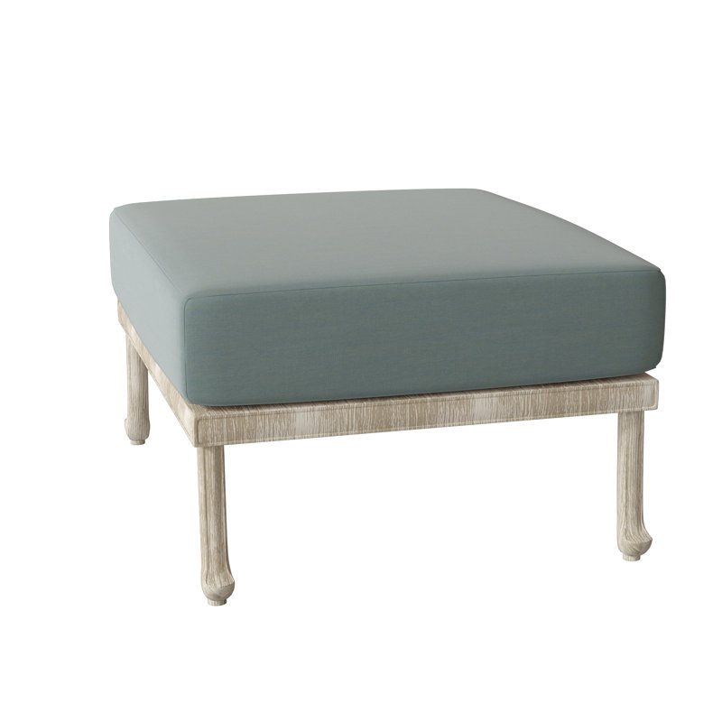 Casa Outdoor Ottoman, Chestnut Brown, Canvas Spa Sunbrella® Canvas