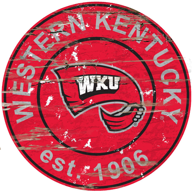 NCAA Wall Decor on Wood, Western Kentucky University