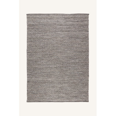 Kelson Flatweave Wool Grey Rug