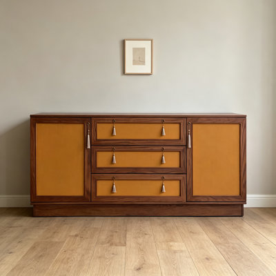 Large-Capacity Retro Sideboard