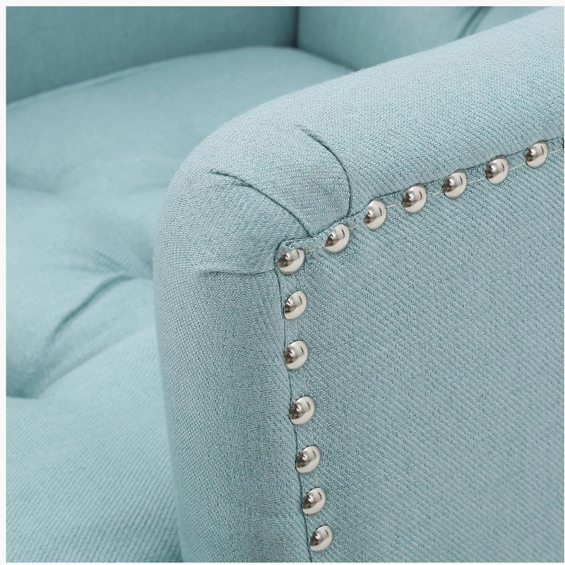 Fauteuil club Harrison, Light Blue