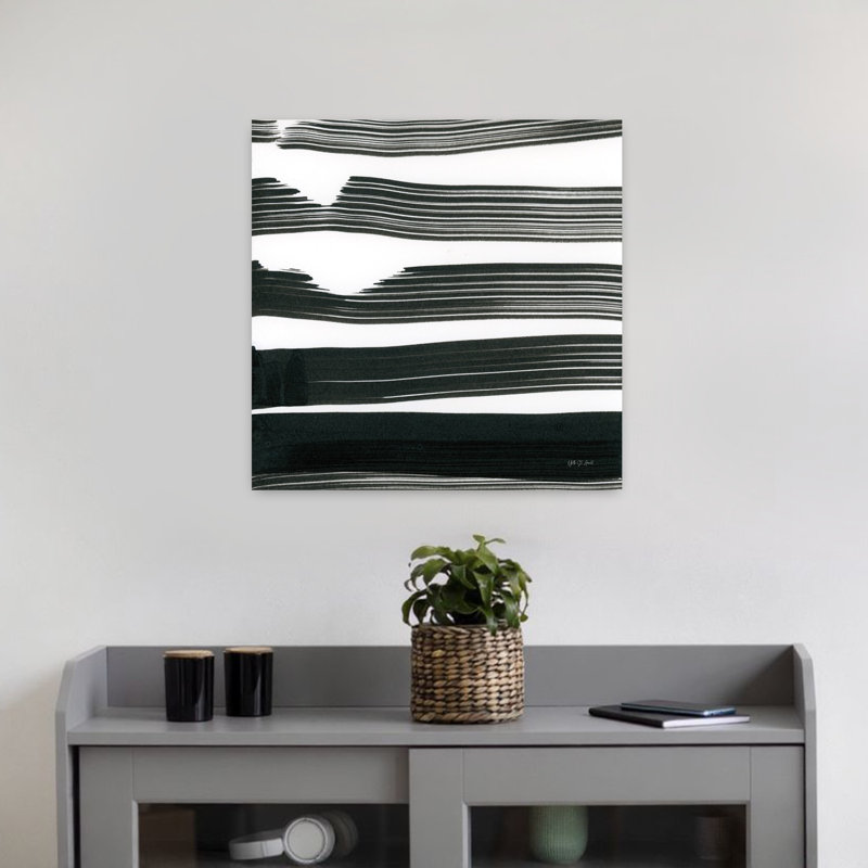 Negative Space VI Abstract Contemporary Wall Art, 18" H x 18" W