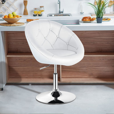 Fauteuil demi-tonneau pivotant de 25 po Bernando