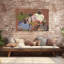 «Long Time No See Colorful Retro Rustic Portrait», art mural-839847018