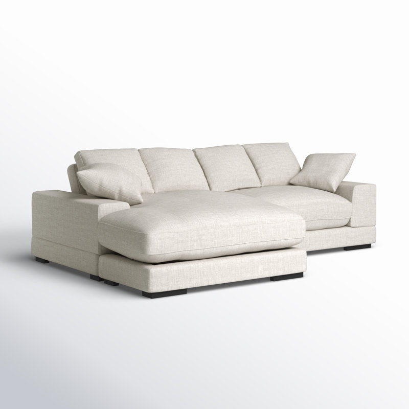 Plunge Sectional, Beige Linen
