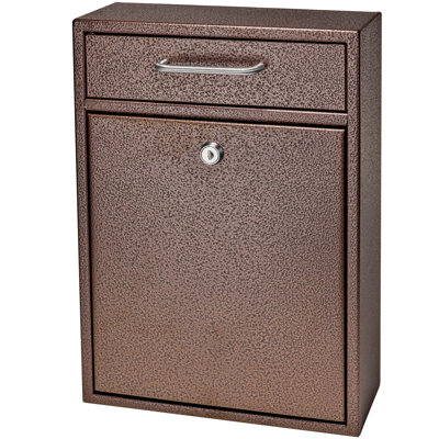 Steel Wall Mounted Mailbox with Magnetic Closure
