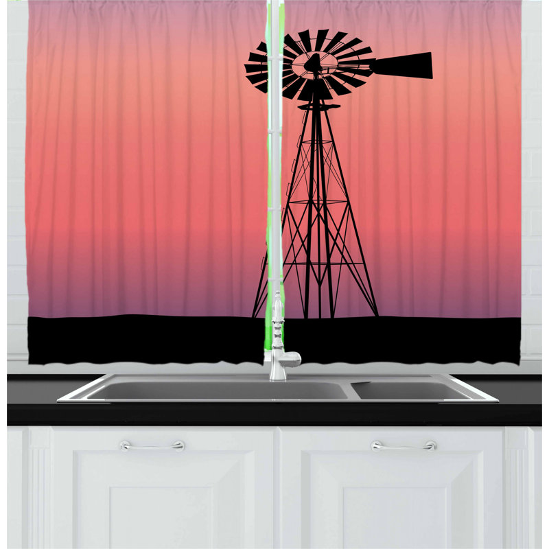Pointed Kitchen Curtain