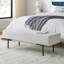 Banc recouverts de tissu d'ameublement