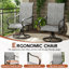 Fauteuil de patio pivotant Julessa-482878553