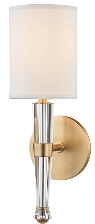 Volta 1 - Light Wallchiere, Aged Brass