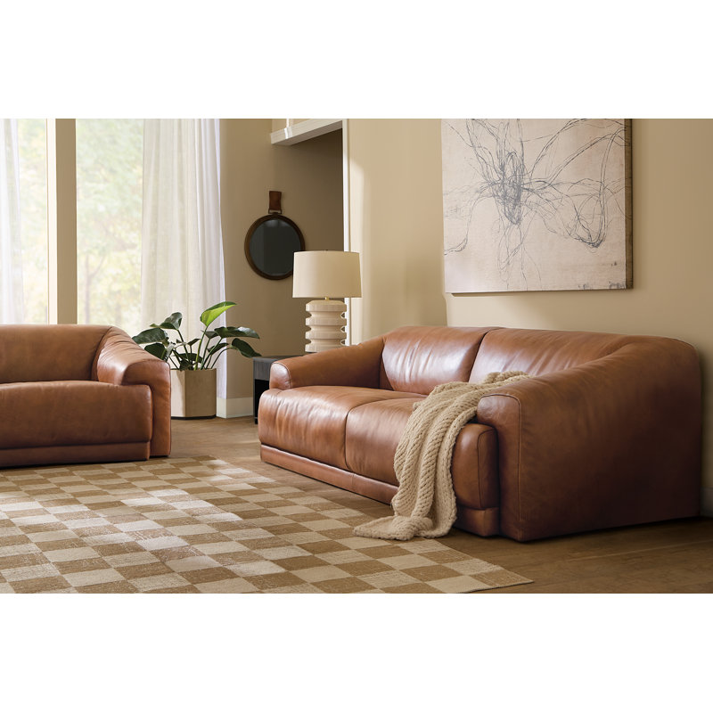 Fleetwood Leather Loveseat
