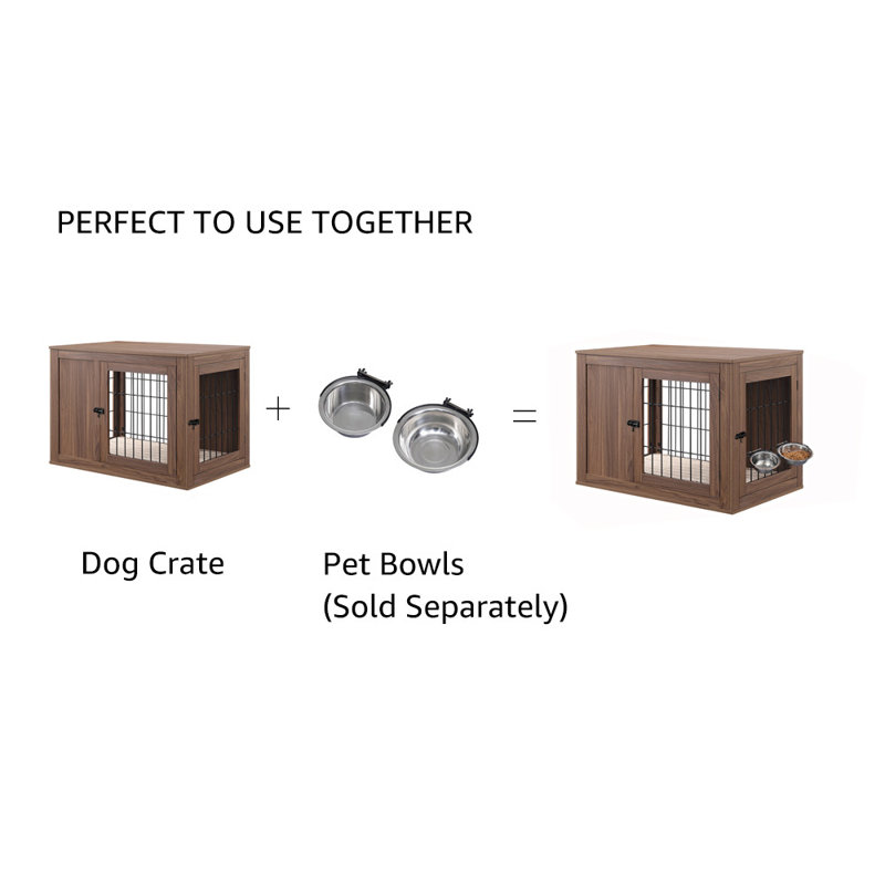 Gelinas Pet Crate, Medium (25.67'' H x 36.22'' W x 23.03'' D)