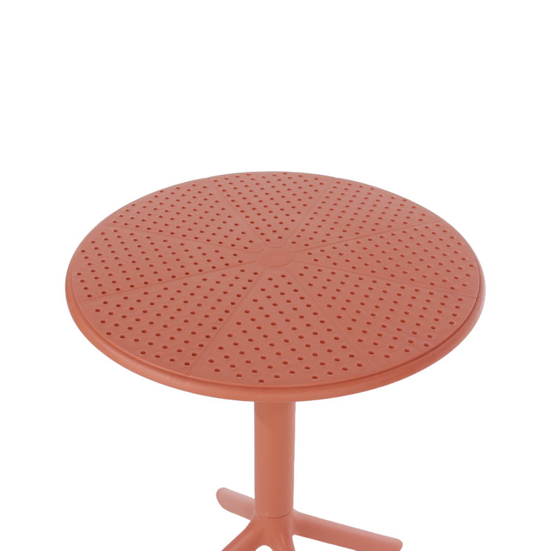 Athens 2 - Person Patio Dining Set with Round Table, Orange