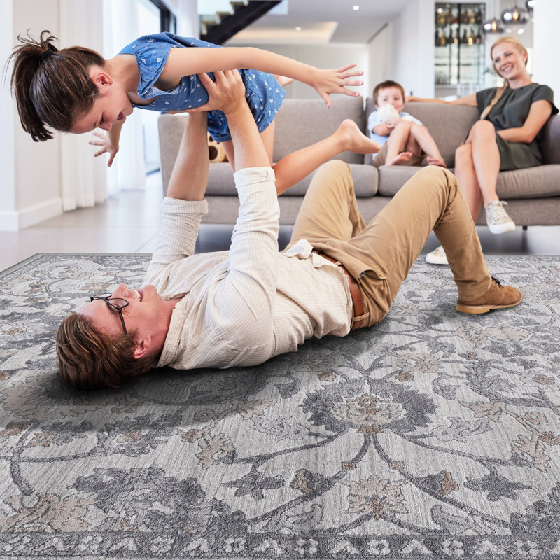 8x10 Area Rug In Sand// Spark, Non-shedding, Stain , Ideal For Bedroom, Living Room, Dining Home Office Loom & Rug, Textured, Suits Area,