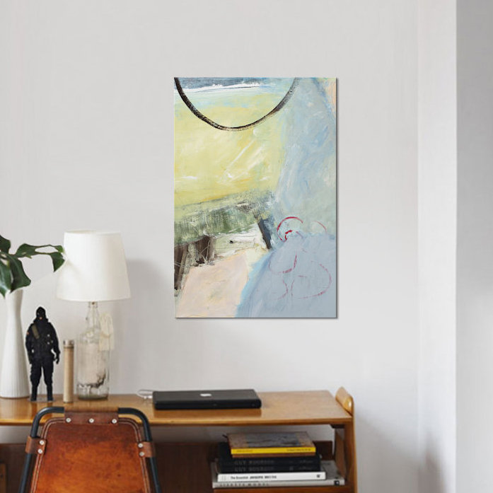« spindrift », reproduction sur toile, H 12 po x l 8 po x P 0,75 po, Toile tendue, Pas de tapis