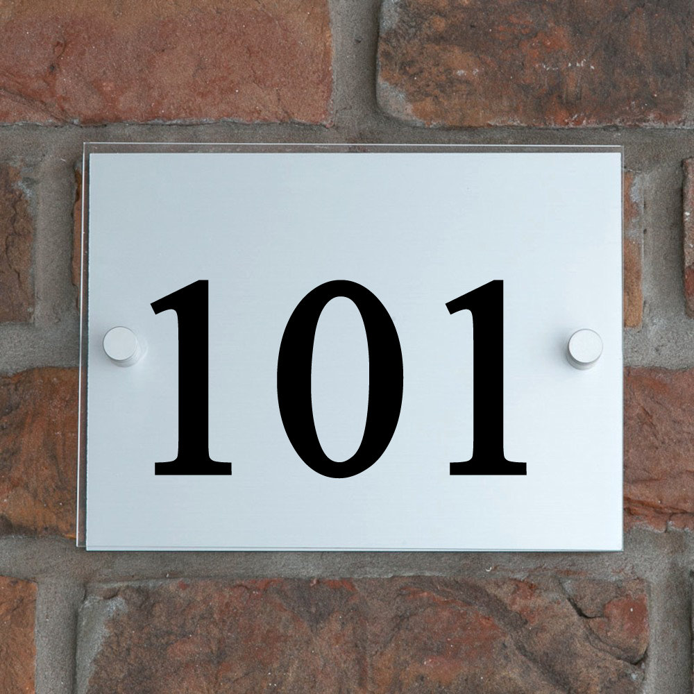 6in. Champy Surface/Flush Mount House Number