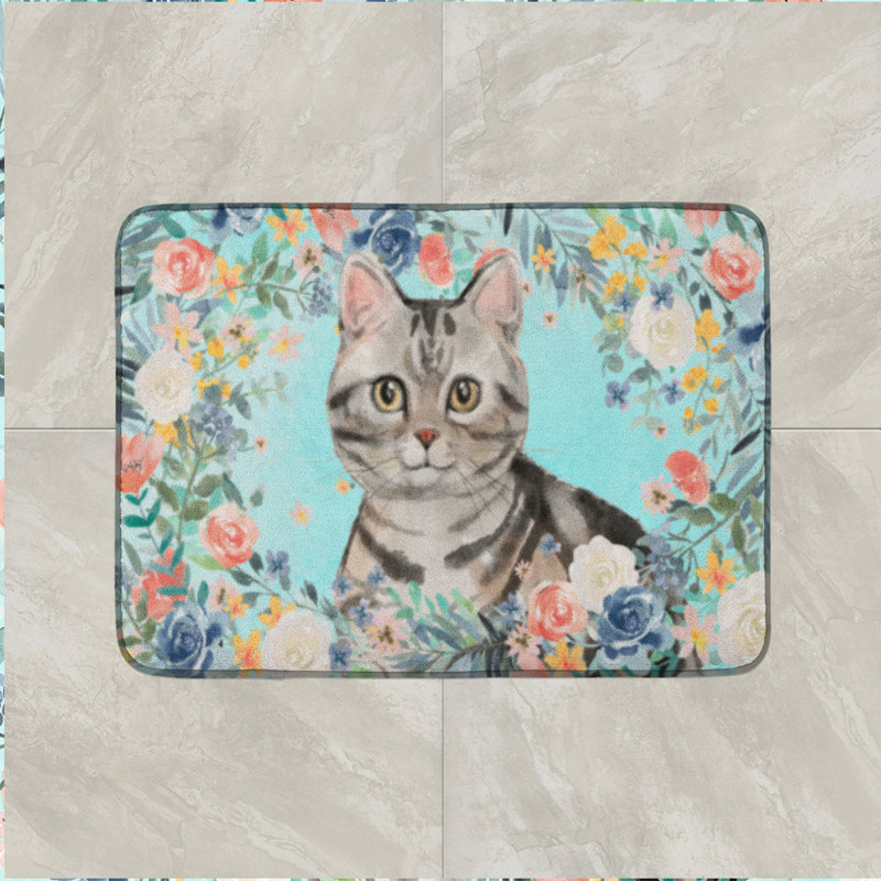 Tapis pour salle de bain Tonkinese, American Shorthair