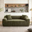 Canapé moderne, siège confortable rembourré, canapé 2 places avec 2 coussins, causeuse surdimensionnée pour le salon, aucun assemblage requis-1464406599