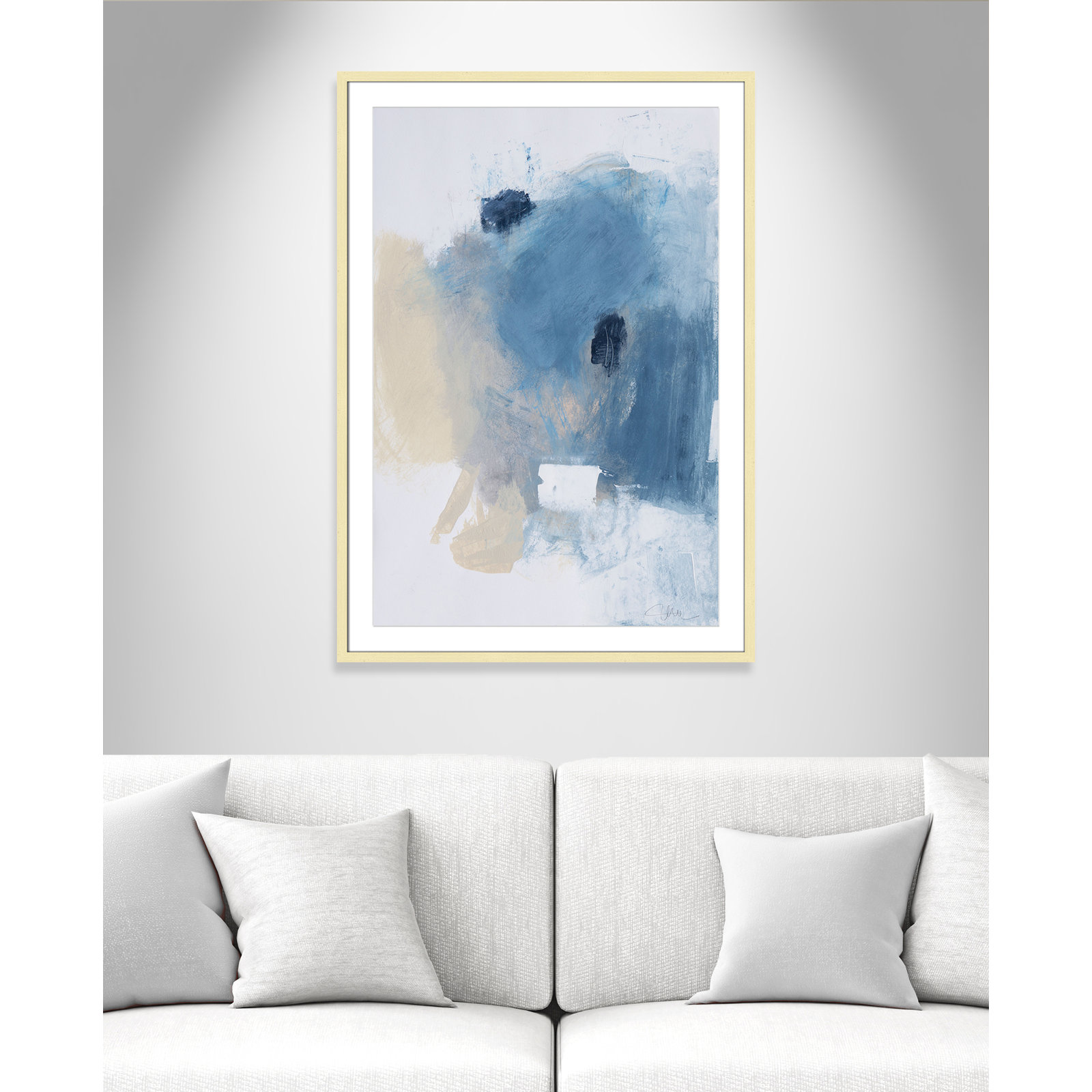 Coastal Carnival I Print by Casa Fine Arts, White, 41.5" H x 29.5" W x 1.25" D, Gold Single Picture Framed Paper