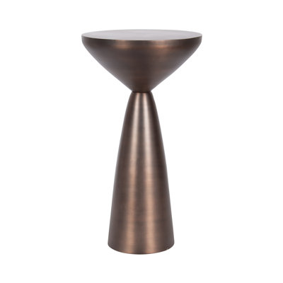 Steeves Metal Round Side Table