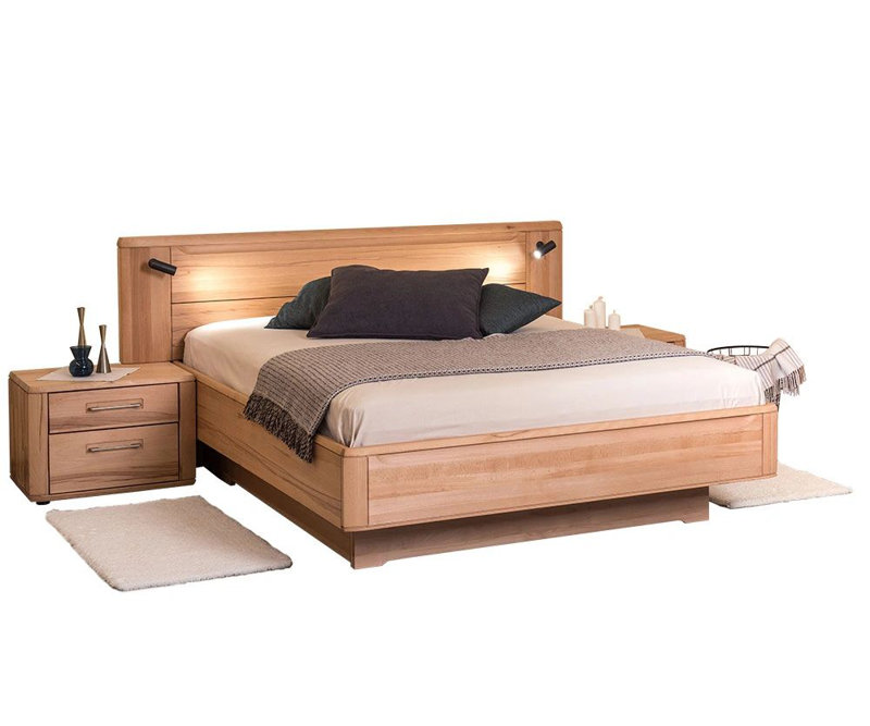 Nicole bed frame with storage drawers , King