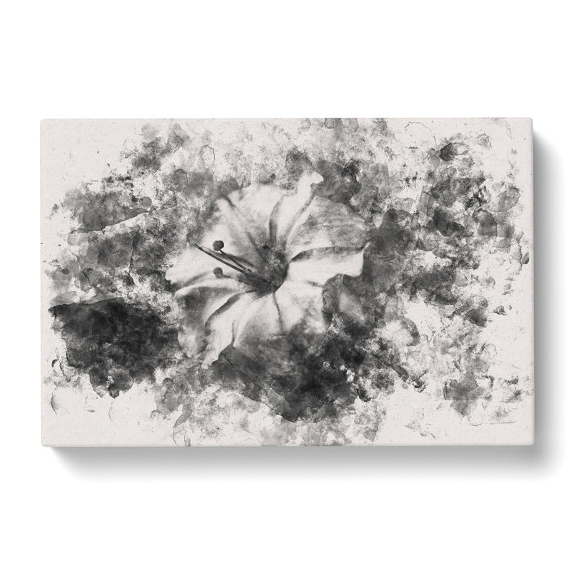 Geranium Flower - Wrapped Canvas Print, 50cm H x 76cm W x 3cm D