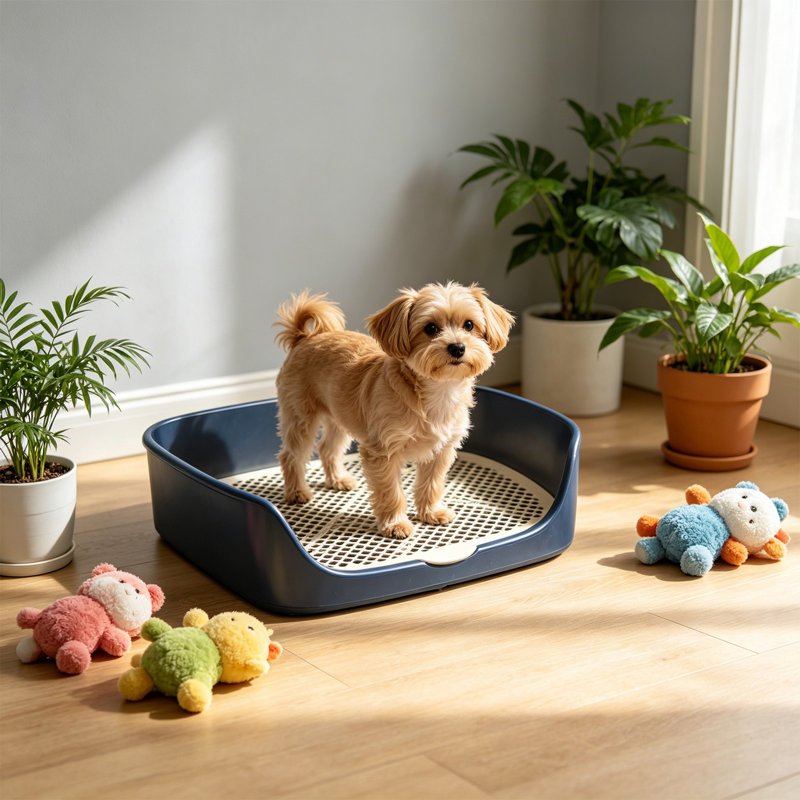 Plateau pour chien High Wall Dog, 15,75 po x 11,81 po x 4,33 po, bleu, Bleu