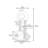 3 Tiers Cat Tree with Condons,Perch,Scratching Posts