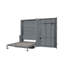 Lit escamotable peu encombrant avec garde-robe attaché-129345179