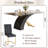 Rectangular Glass Dining Table Set, 0.39" Tempered Glass Tabletop With X-Shaped Base And 4 PU Leather C-Base Chairs (5-Piece Set)-1831199286-1830261174-1830261172