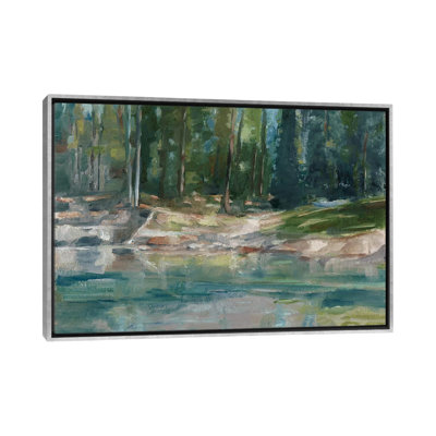 Northwestern Lake II Framed by Ethan Harper Painting Print
