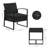 Geoffe Rattan 2 Seater Conversation Set-160174845