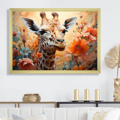 Girafe brune expressionniste Grace I