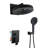 Dual Function Shower System Brass Minimalist Spa Experience