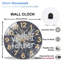 Horloge murale 12 po