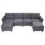 Canapé modulaire en U convertible-495660433