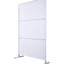 Cloison de protection en métal 76 po H48 po - autoportante pour patio, jardin, terrasse blanche Ps107-121609968
