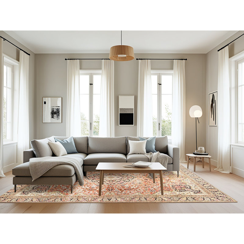 Oriental Indoor Rug, Rectangle 8' x 12'