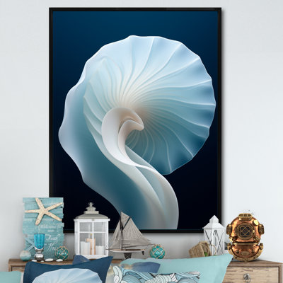 " Azure Abyss Nautilus Spiral I "