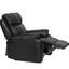 Fauteuil inclinable électrique standard en similicuir de 34,6 po de largeur