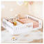 Lit plateforme double en bois avec garde-corps de sécurité - Base de lit pour enfants en bois massif blanc-213898350
