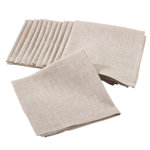 Silverlock Plain Dinner 20" Linen/Polyester Napkin