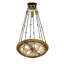 Luminaire suspendu 6 lumières Fleur-de-lis 28 "